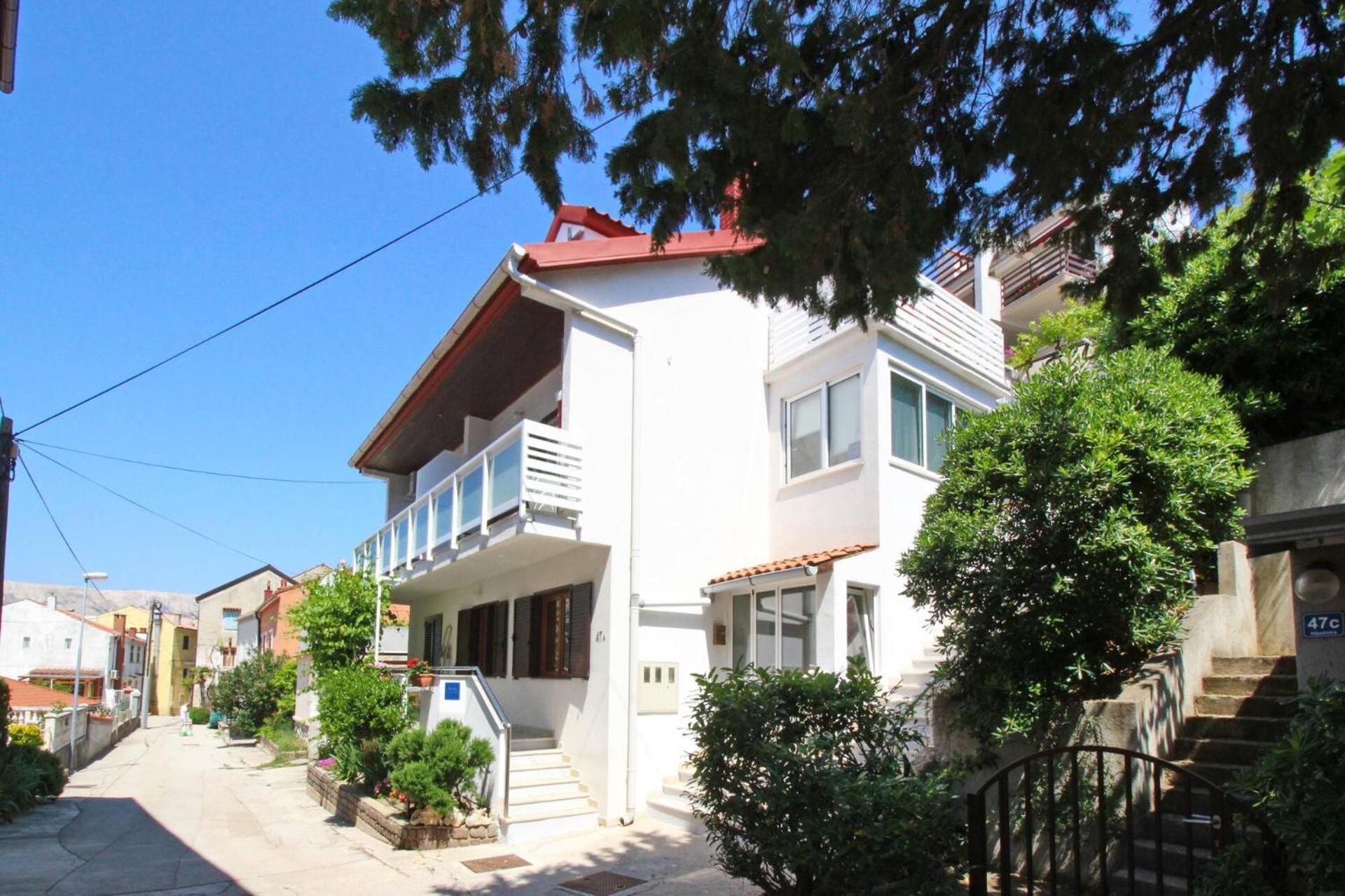 Apartments Silvija Cubranic Baška Eksteriør billede